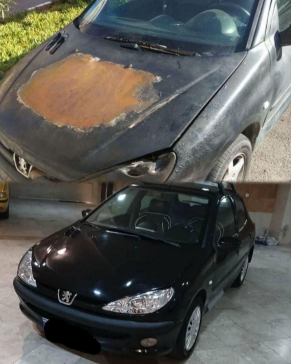 نقاشی ماشین سبک سنگین رفع آفتاب سوختگیپولیش پالیش|خدمات موتور و ماشین|مشهد, توس (بلوار توس)|دیوار