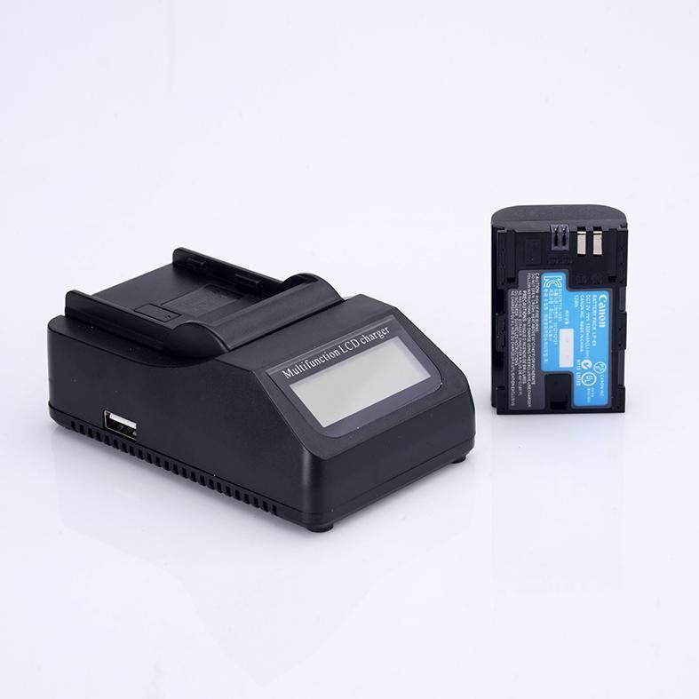 شارژر باتری لیتیومی LCD(LP-E6) کانن|دوربین عکاسی و فیلم‌برداری|تهران, فردوسی|دیوار