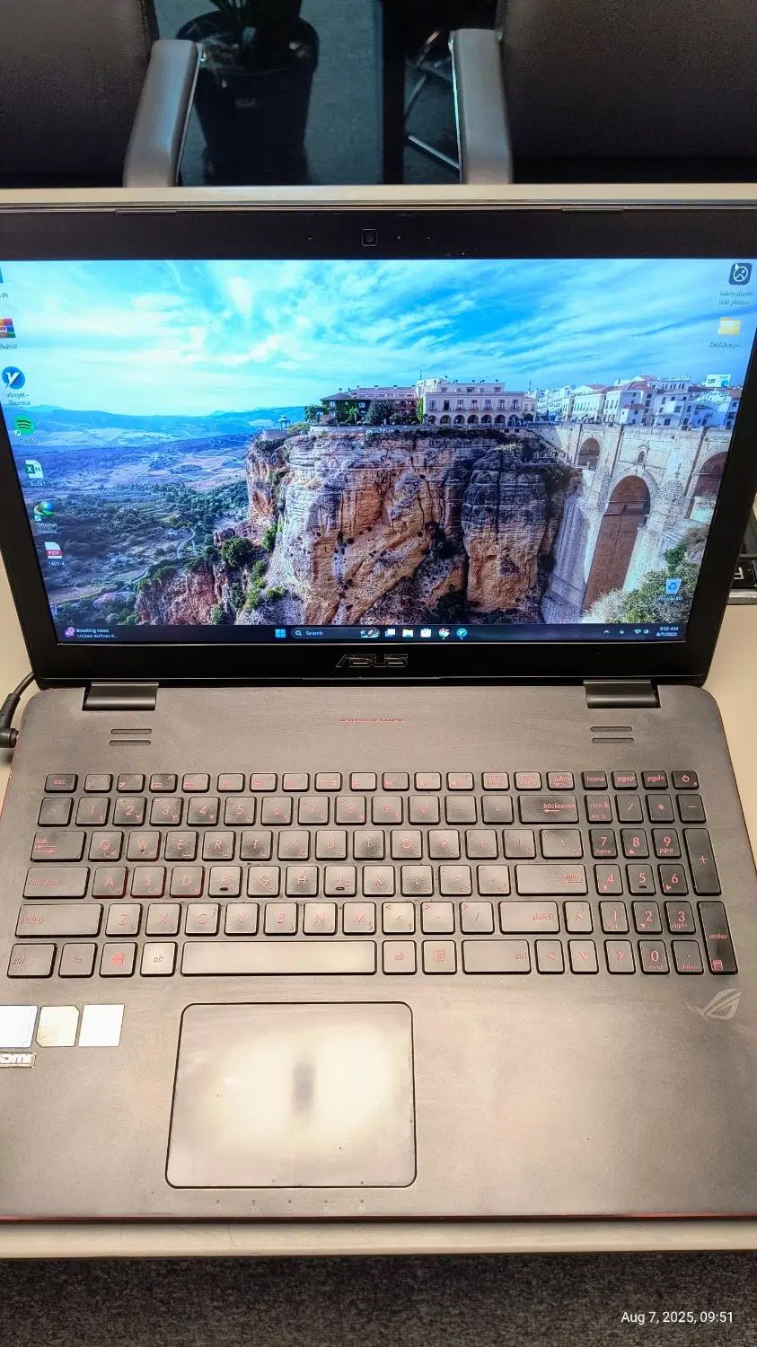لپ‌تاپ گیمینگ ASUS ROG G551VW|رایانه همراه|تهران, تهران پارس|دیوار