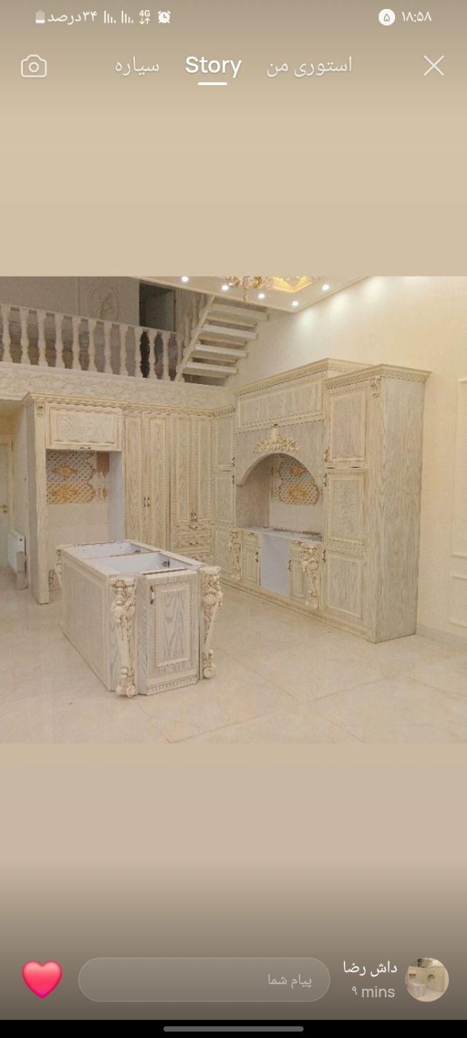 کابینت تخت تاشو|مبلمان خانگی و میز عسلی|نظرآباد, نظرآباد|دیوار