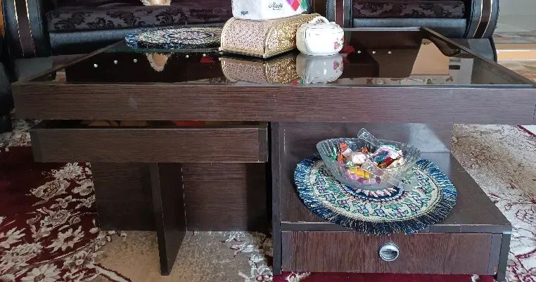 میز جلو مبلی و عسلی تمیز و نو|مبلمان خانگی و میز عسلی|مشهد, امام خمینی|دیوار