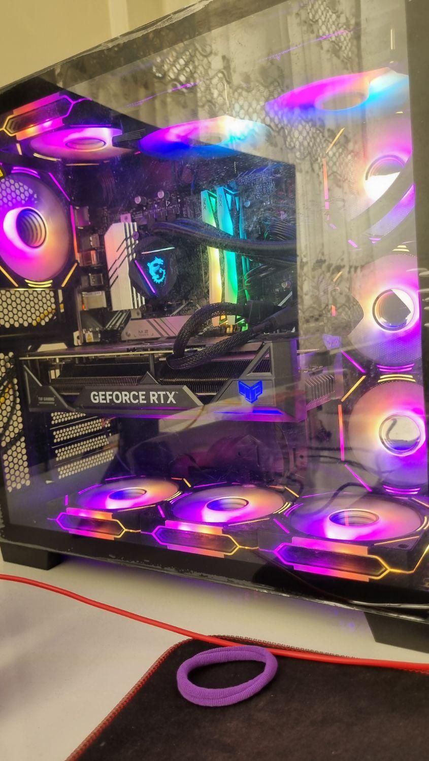 کیس گیمینگ رندرینگ 4070ti و 13600kf کاملا نو|رایانه رومیزی|تهران, جی|دیوار