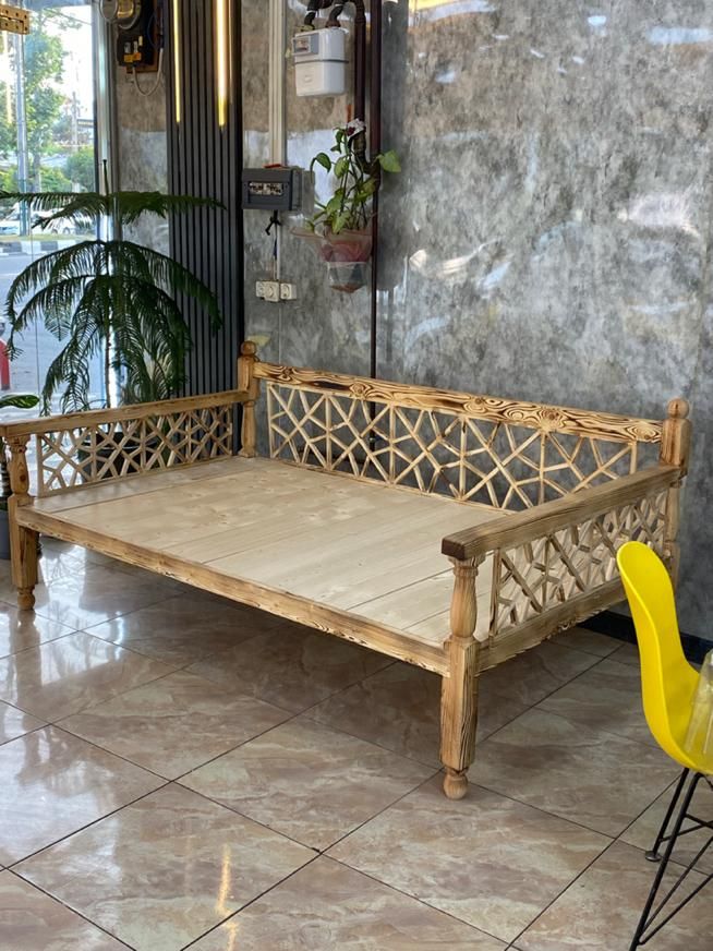 تخت سنتی، صندلی راک، میز و صندلی|تخت و سرویس خواب|آستانه اشرفیه, |دیوار