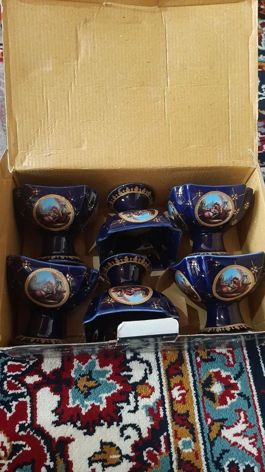 بستنی خوری سورمه‌ای با قاشق|صنایع دستی و سایر لوازم تزئینی|تهران, گرگان|دیوار