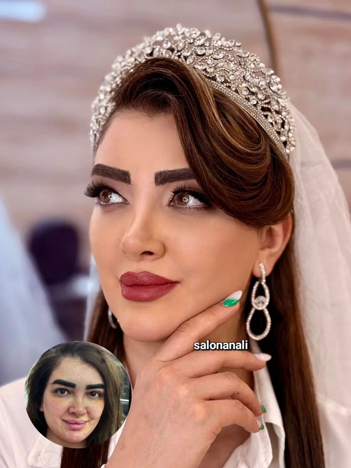 میکاپ و شینیون و کلیه خدمات آرایشی و زیبایی|خدمات آرایشگری و زیبایی|کرج, ساسانی (قلمستان)|دیوار