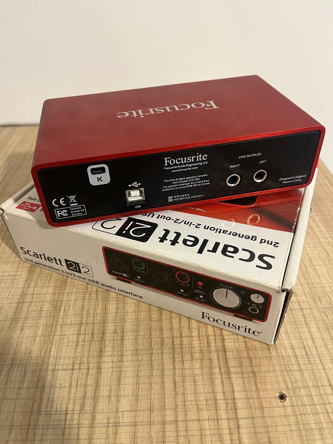 کارت صدا focusrite 2i2 (2nd gen)|آلات موسیقی|بوکان, |دیوار