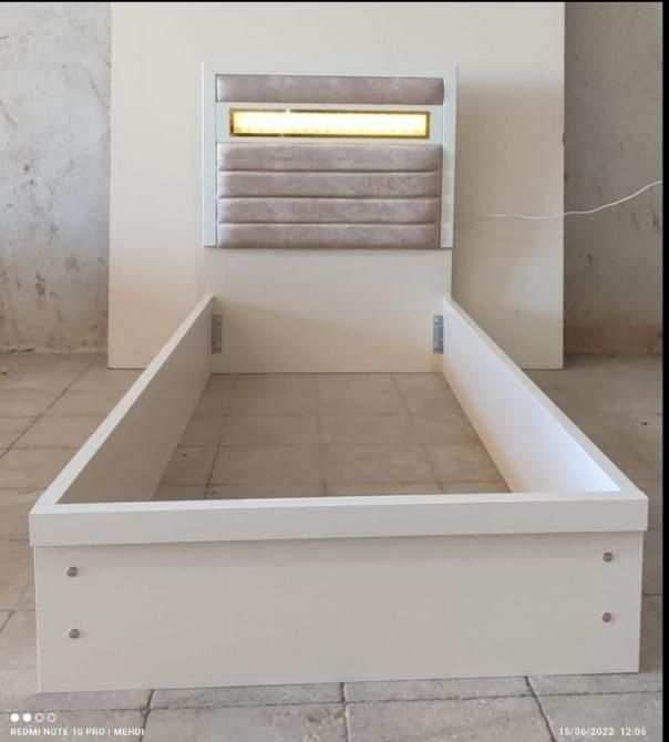 تخت خواب یکنفره و تشک تولیدی مدلS15|تخت و سرویس خواب|همدان, |دیوار