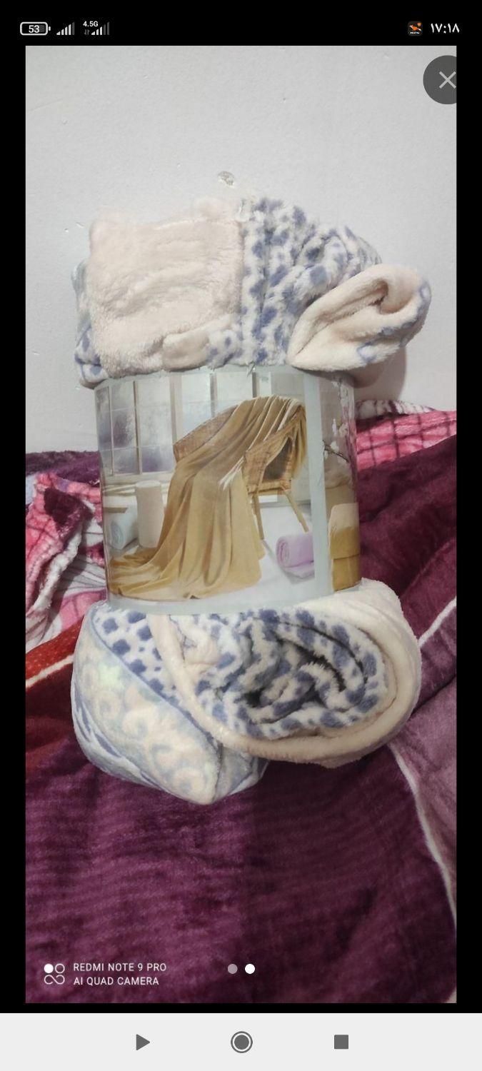 یک عدد پتو مسافرتی ژله ای جنس خوب یک نفره|رختخواب، بالش، پتو|پاکدشت, پارچین|دیوار