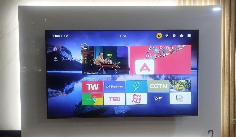 تلویزیون جی پلاس  58 اندروید ،دو کنترل 4k|تلویزیون و پروژکتور|تهران, پردیسان|دیوار