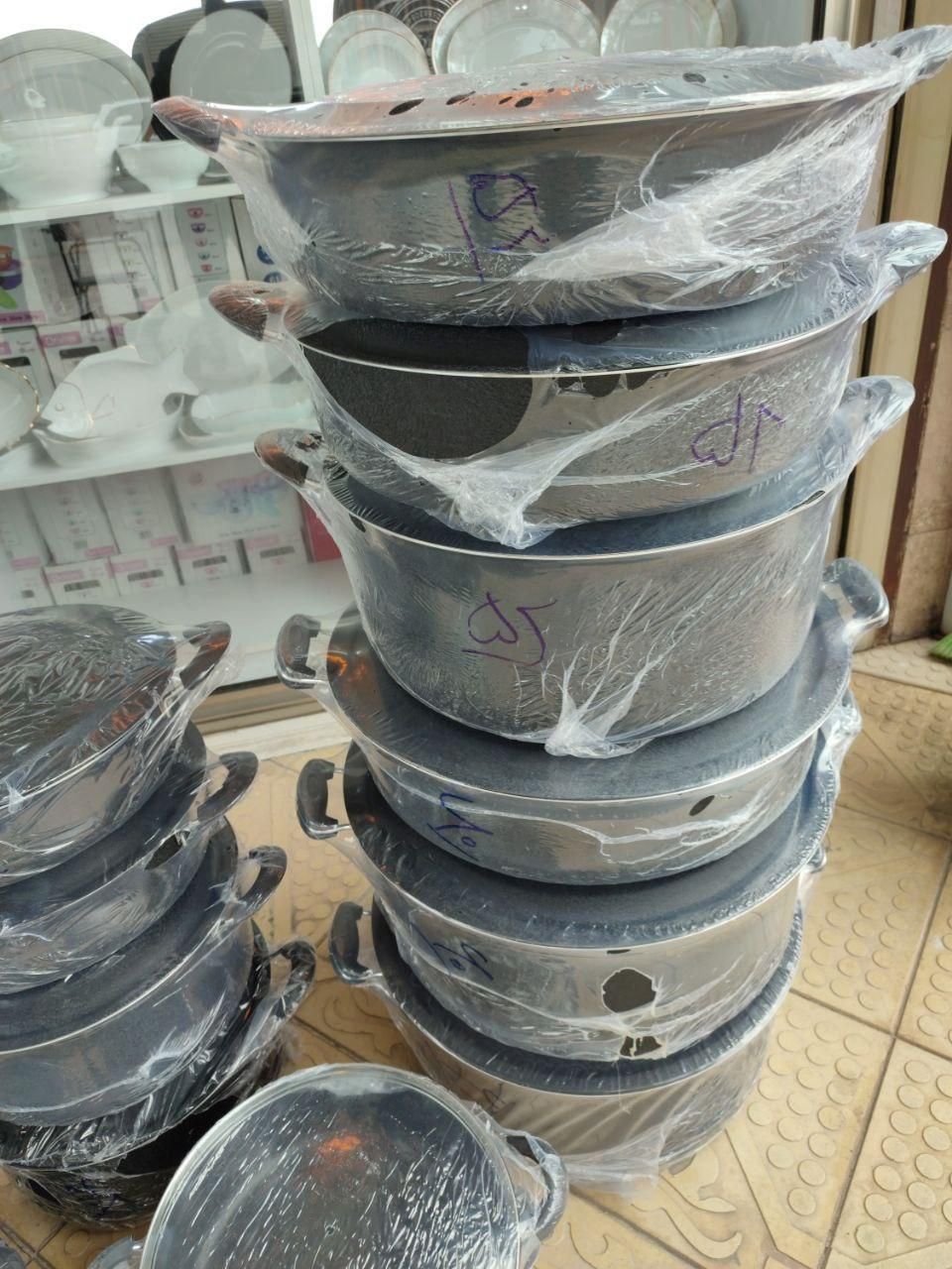 قابلمه های تفلون سایز بزرگ20تا100نفره|ظروف پختوپز|مهاباد (آذربایجان غربی), |دیوار