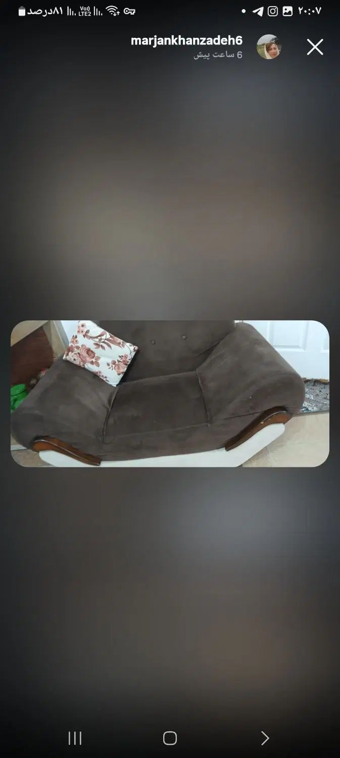 یک دست مبل ۷ نقره|مبلمان خانگی و میز عسلی|رشت, دیانتی|دیوار