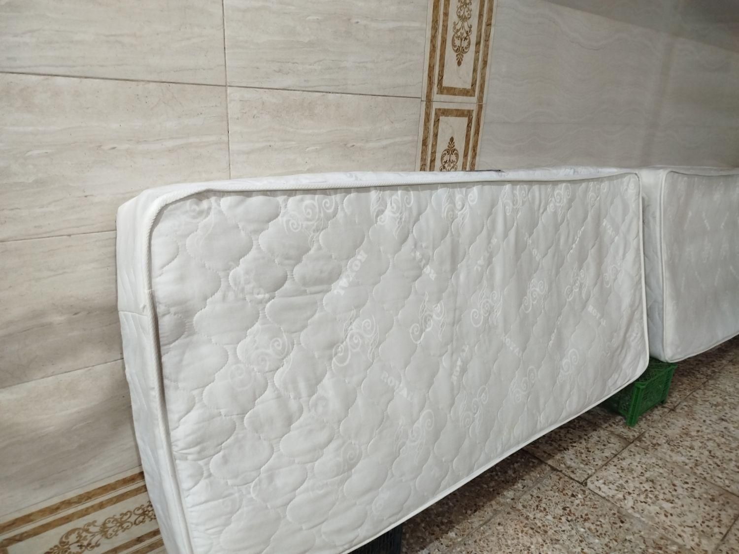 تخت خواب یک نفره ام دی اف و تشک رویال|تخت و سرویس خواب|شوش, |دیوار