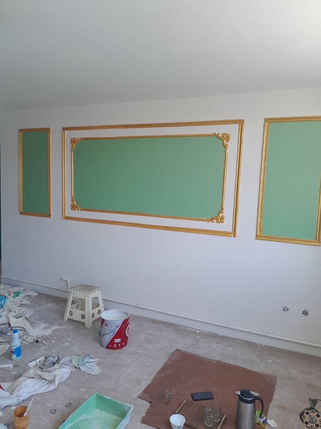 نقاش نقاشی ساختمان پذیرفته میشود|خدمات پیشه و مهارت|کرج, گوهردشت|دیوار