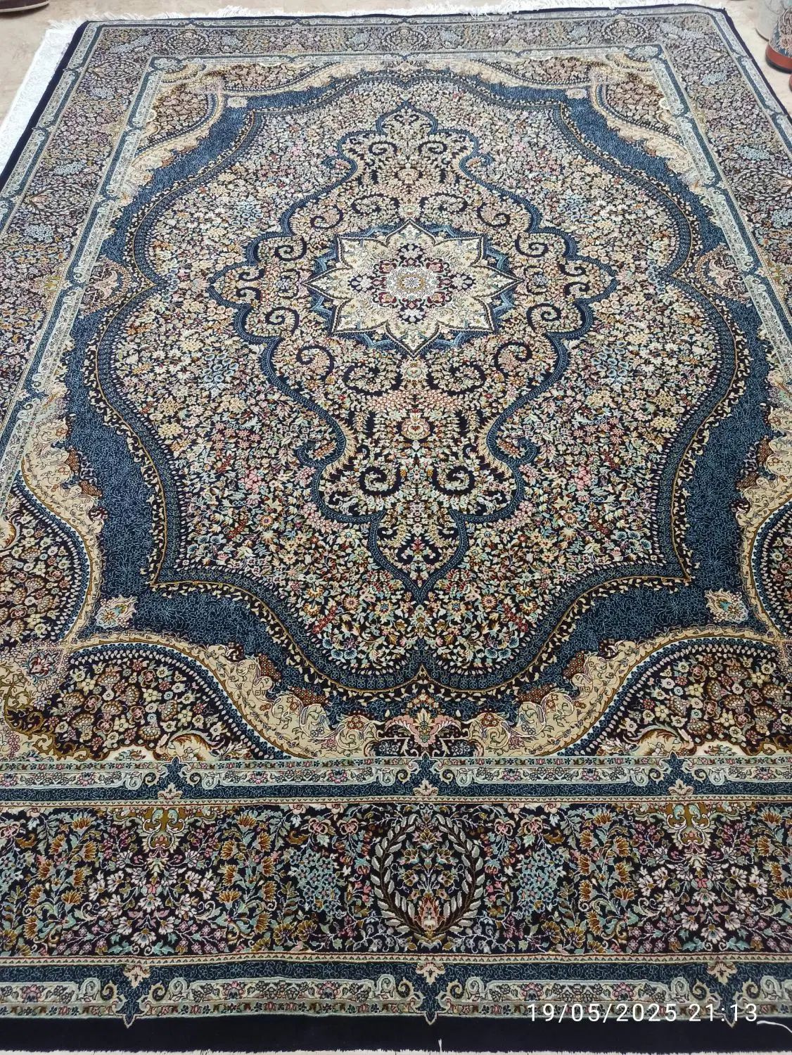 فرش کارکرده پرهام/هشت تخته۱۲متر۷۰۰شانه مشهدهم نقش|فرش|مشهد, شاهد (شهرک غرب)|دیوار