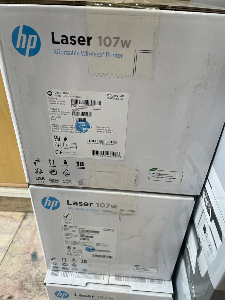 پرینتر تک کاره Hp 107w|پرینتر، اسکنر، کپی، فکس|تهران, ایرانشهر|دیوار