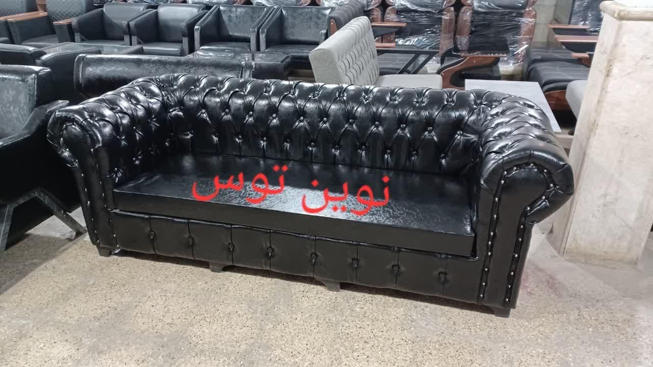 نیم ست اداری چستر مبل اداری چرمی|مبلمان اداری|مشهد, گلبرگ شمالی|دیوار