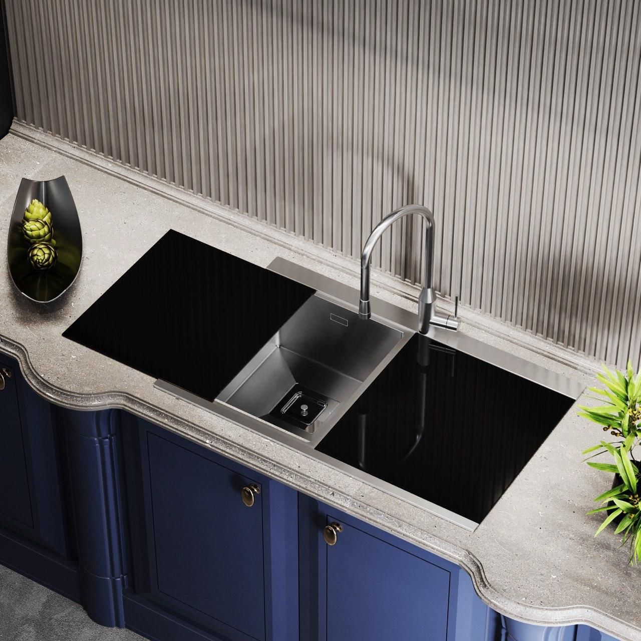 سینک ظرفشویی مدرن شیرآلات T&Dده ماهه(افشاری پخش)|مصالح و تجهیزات ساختمان|زنجان, |دیوار