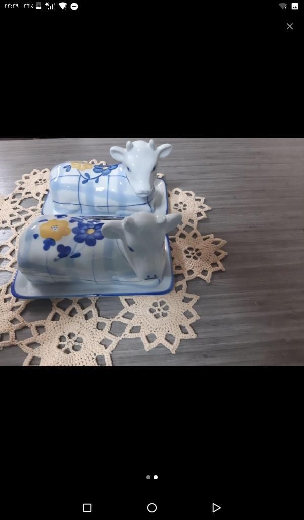 ظروف گل پنبه ای نو|ظروف سرو و پذیرایی|گنبد کاووس, |دیوار