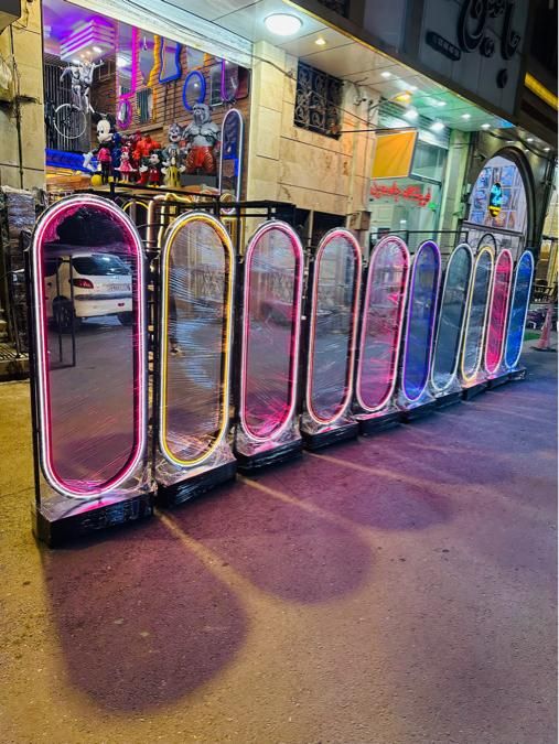 ایینه نوردا neon felaksi رگال تجهیزات سالنی|آینه|تهران, نعمت‌آباد|دیوار