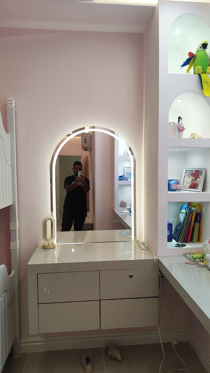 طراحی و اجرای انواع آینه بک لایت و پازلی و سنتی|آینه|بندرعباس, |دیوار