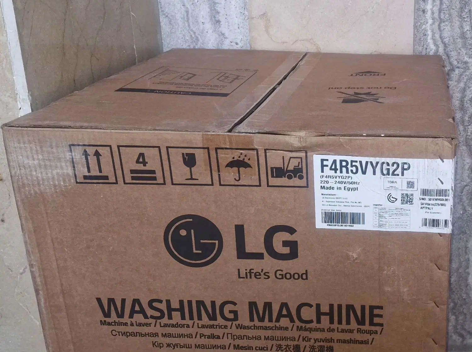 کارتن ماشین لباسشویی LG|ماشین لباسشویی و خشک‌کن لباس|تهران, نیروی هوایی (پیروزی)|دیوار