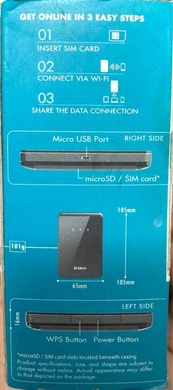 مودم جیبی dlink پشتیبانی از LTE/4G|مودم و تجهیزات شبکه|تهران, پاسداران|دیوار