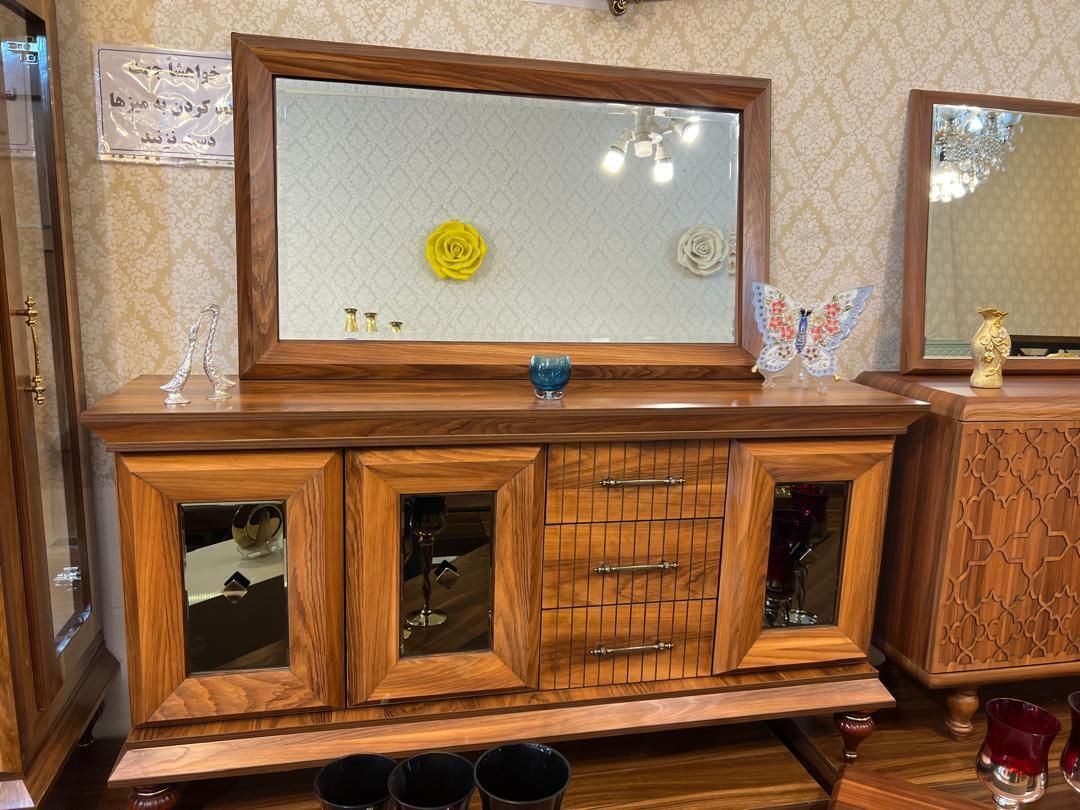 آیینه کنسول و میز تی وی|بوفه، ویترین، کنسول|ماکو, |دیوار
