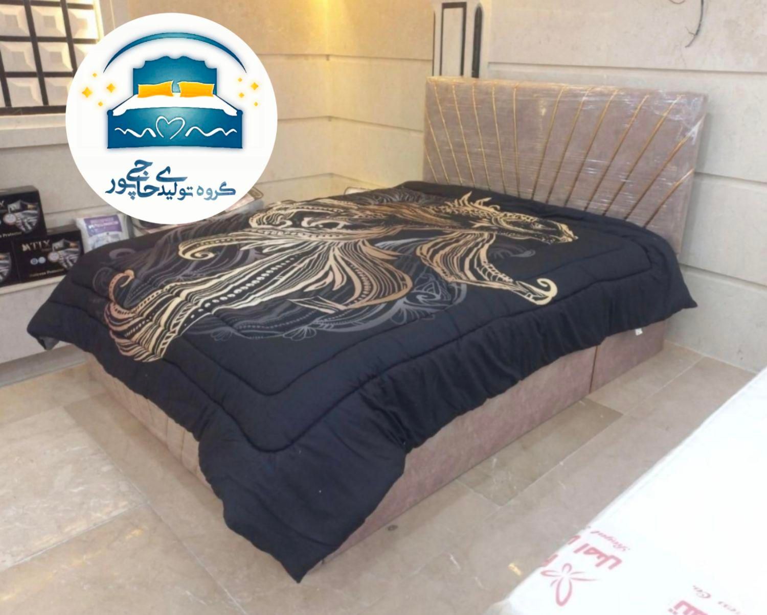 تخت خواب دو نفره حاجی پور(تختخواب۲دونفره)تشک چیکتا|تخت و سرویس خواب|مشهد, حسین‌آباد|دیوار