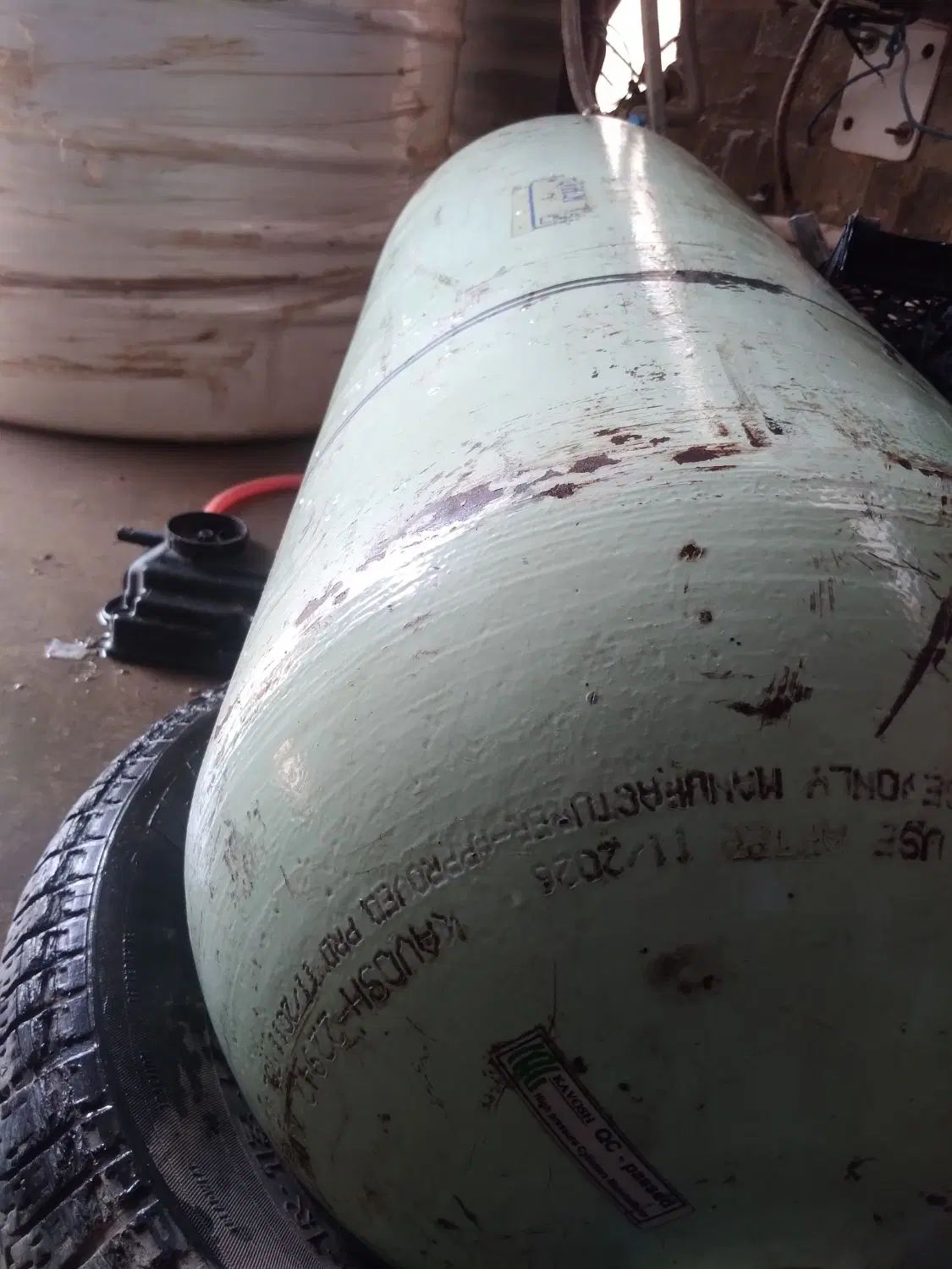 گاز سی ان جی 75 لیتری cng پژو سمند تیبا صندوقدار|قطعات یدکی و لوازم جانبی|بندر ماهشهر, |دیوار