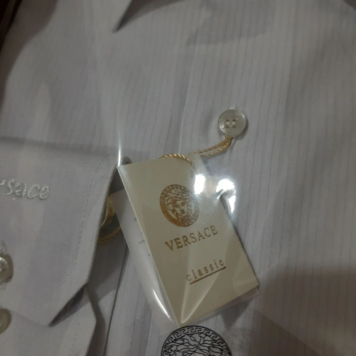 پیراهن مردانه ورساچه اصل استخوانی ایکس لارج xl|لباس|اراک, |دیوار