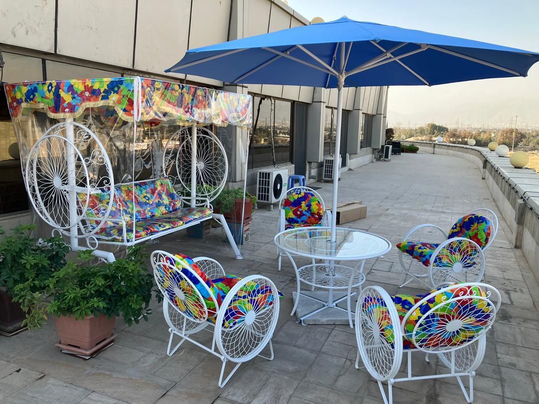 میزصندلی باغی|میز و صندلی غذاخوری|چمستان, |دیوار