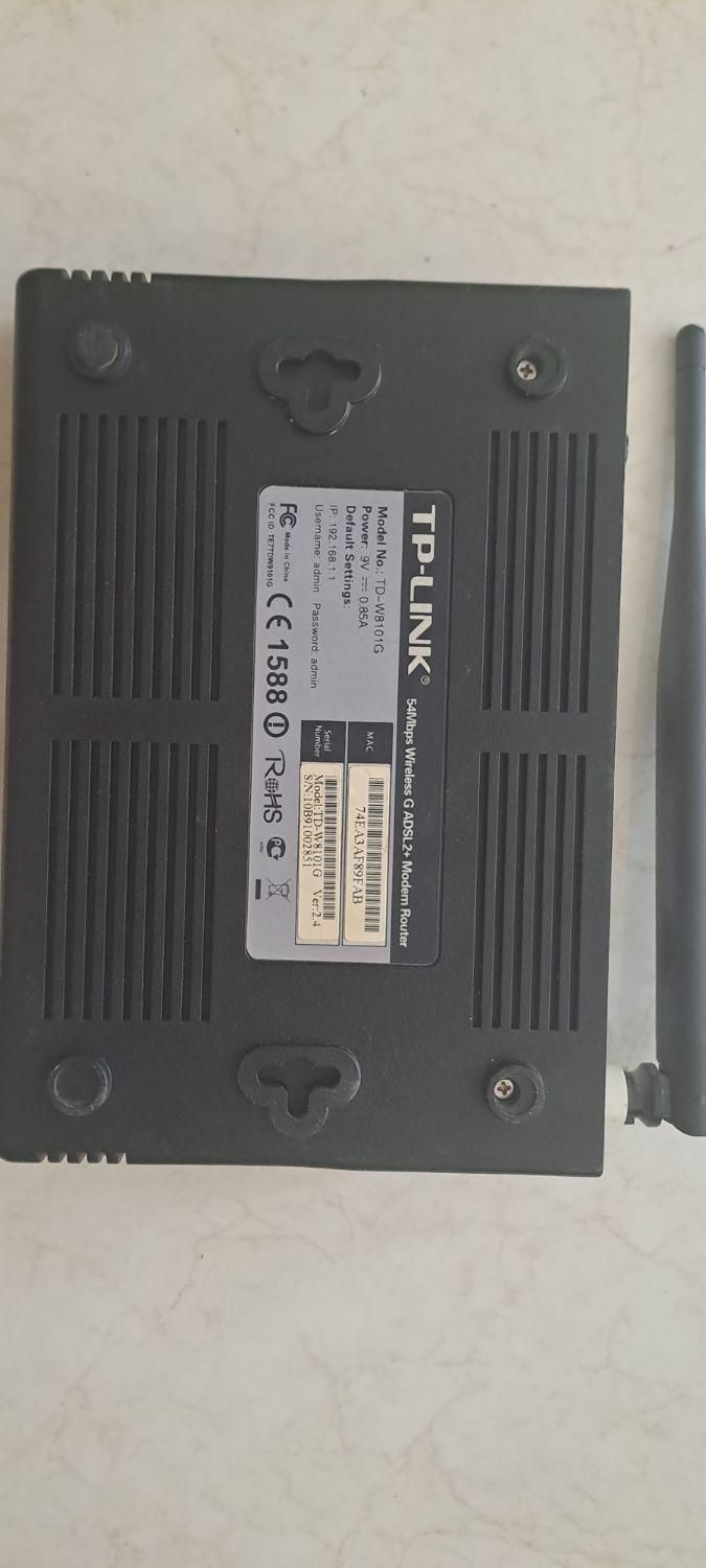 مودم tp link td w8101g|مودم و تجهیزات شبکه|تهران, شهرک ژاندارمری|دیوار