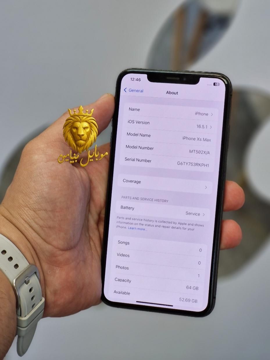 اپل iPhone XS Max 64Gig پک اصلی بشرط سلامت|موبایل|رشت, لاکانی|دیوار