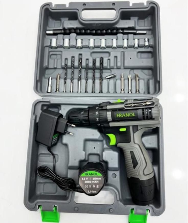 دریل شارژی دو باطری صنعتی FRANOL|ابزارآلات|اصفهان, شاهد|دیوار