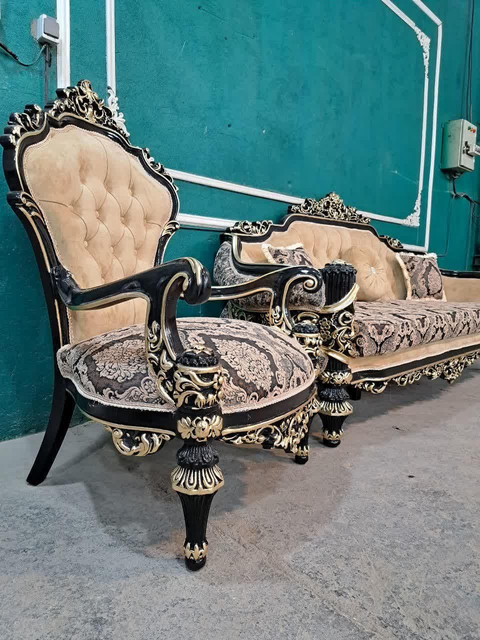 مبل سلطنتی امپراطور|مبلمان خانگی و میز عسلی|کرمانشاه, |دیوار