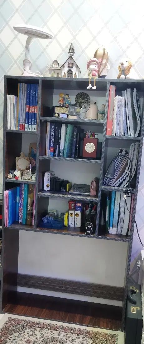 کتابخانه|کتابخانه، شلف، قفسه‌های دیواری|مشهد, شهید فرامرز عباسی|دیوار