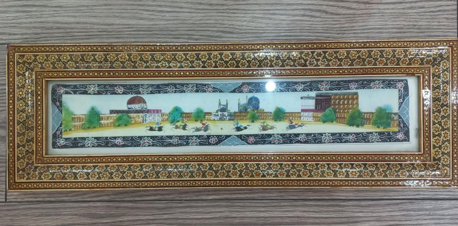 تابلو خاتم کاری (ابعاد ۵۲×۱۷)|تابلو، نقاشی، عکس|تهران, آذربایجان|دیوار