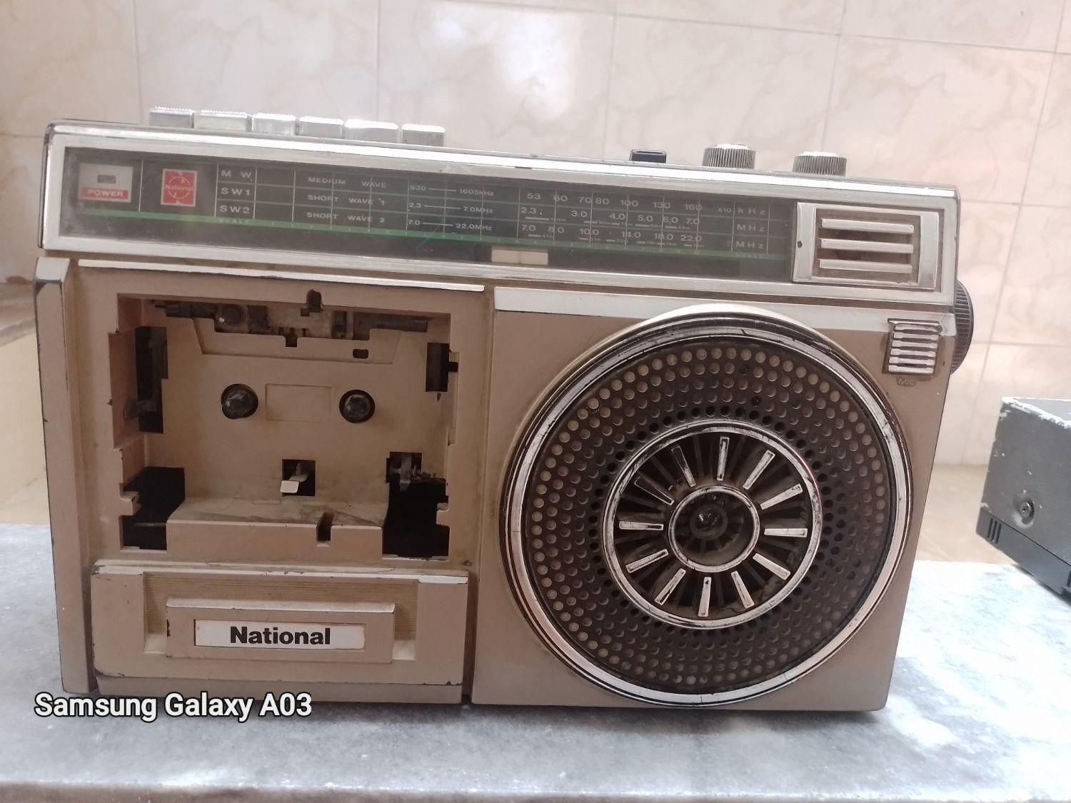 تلویزیون قدیمی ویدووظبط ناسیونال|تلویزیون و پروژکتور|کرمانشاه, |دیوار