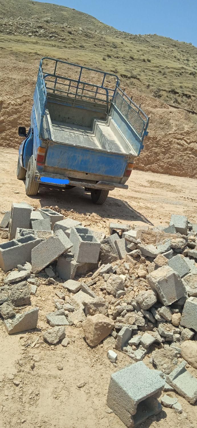 نیسان جکی حمل بار نخاله و پخش کلیه مصالح ساختمانی|خدمات حمل و نقل|مسجد سلیمان, |دیوار
