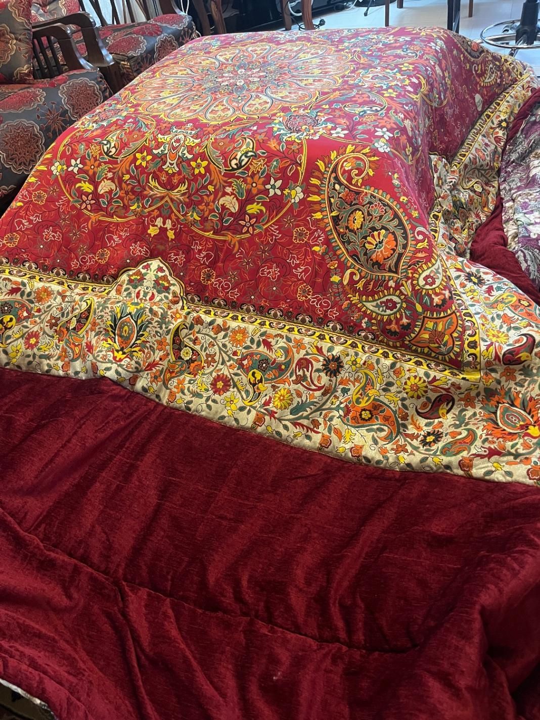 میز کرسی با لحاف و تشکچه|سرویس روتختی|پردیس, |دیوار