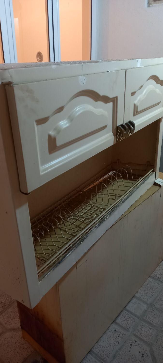 کابینت فلزی سنگین سالم وابچکان|آب‌چکان و نظم‌دهنده ظروف|تبریز, |دیوار