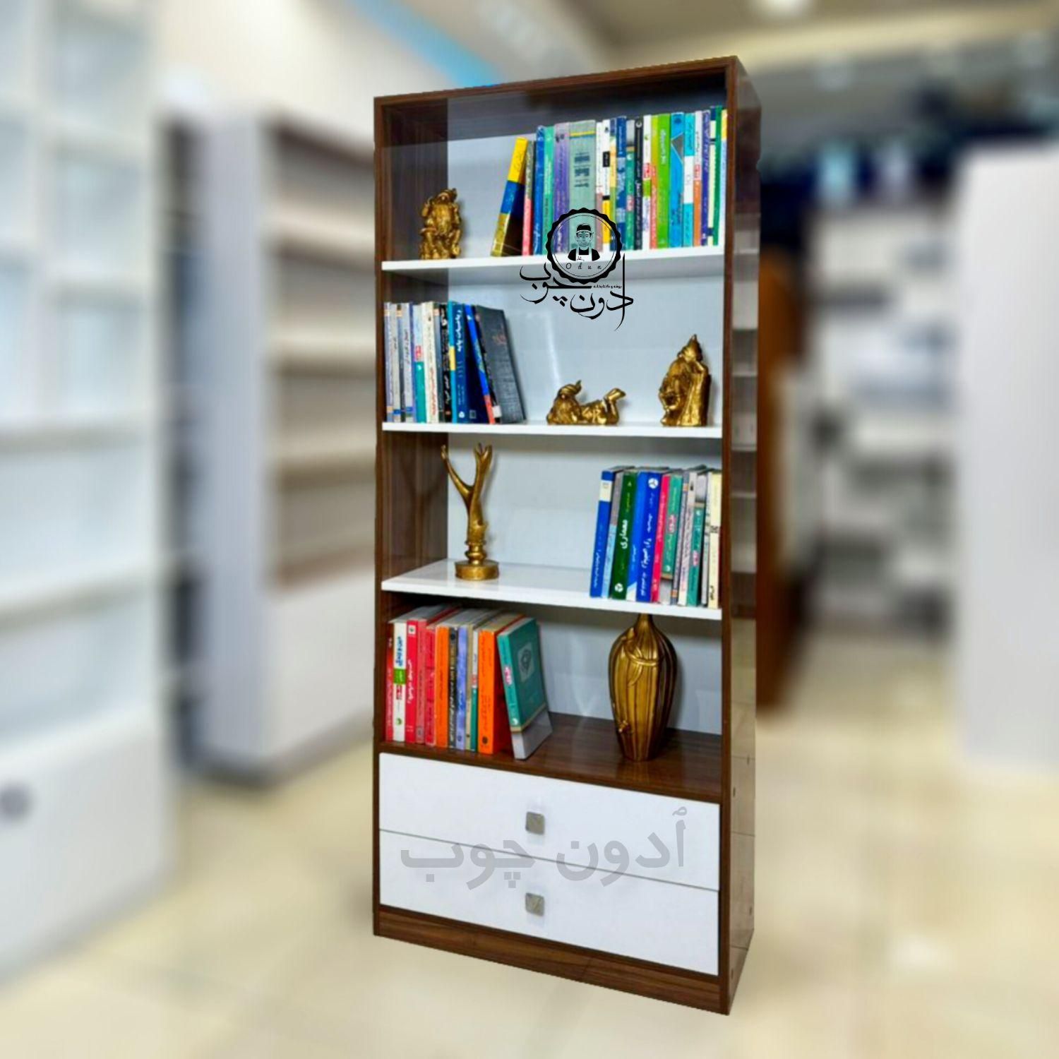 کتابخانه کشو دار مدل پرهام|کتابخانه، شلف، قفسههای دیواری|تبریز, |دیوار