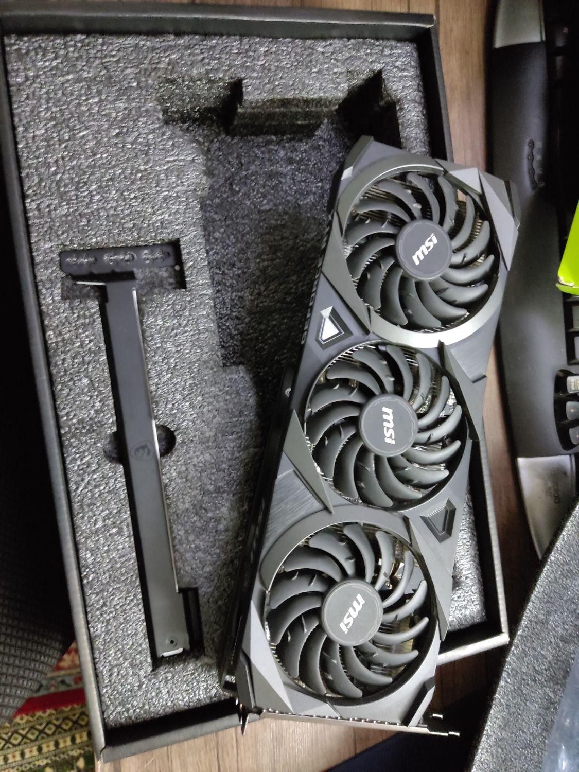 rtx 3070 msi ventus 3x پلمپ کاملا مشابه نو|قطعات و لوازم جانبی رایانه|قائم‌شهر, |دیوار