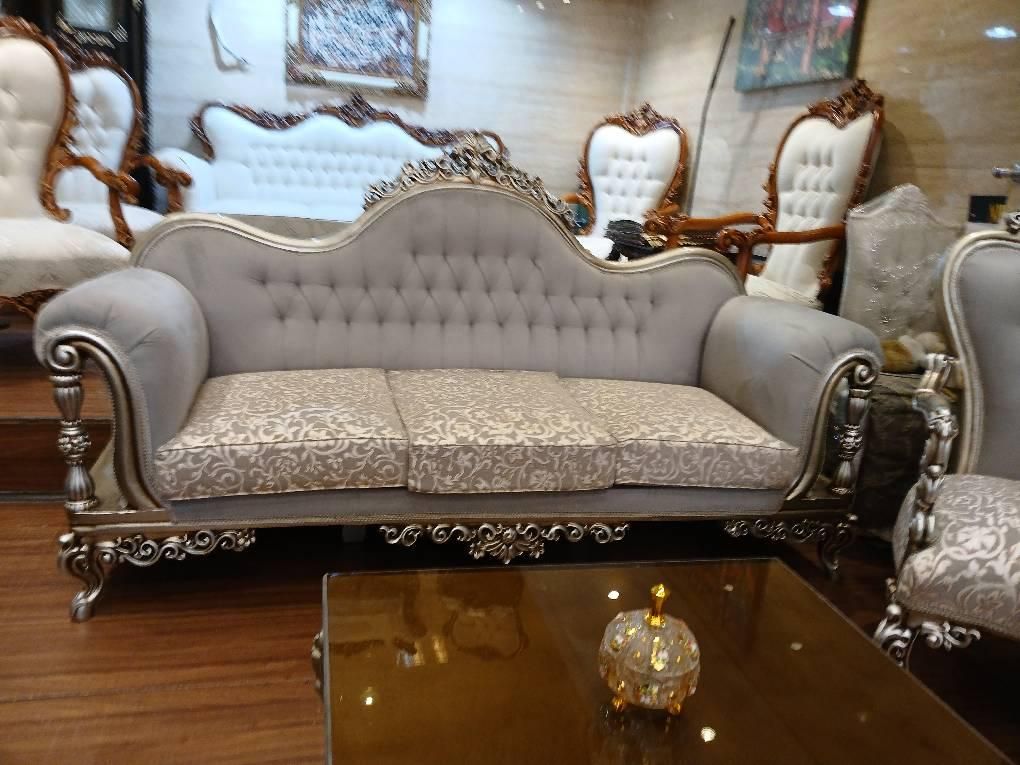 مبل ۹نفر همراه میز چوب راش|مبلمان خانگی و میز عسلی|تالش, هشتپر|دیوار