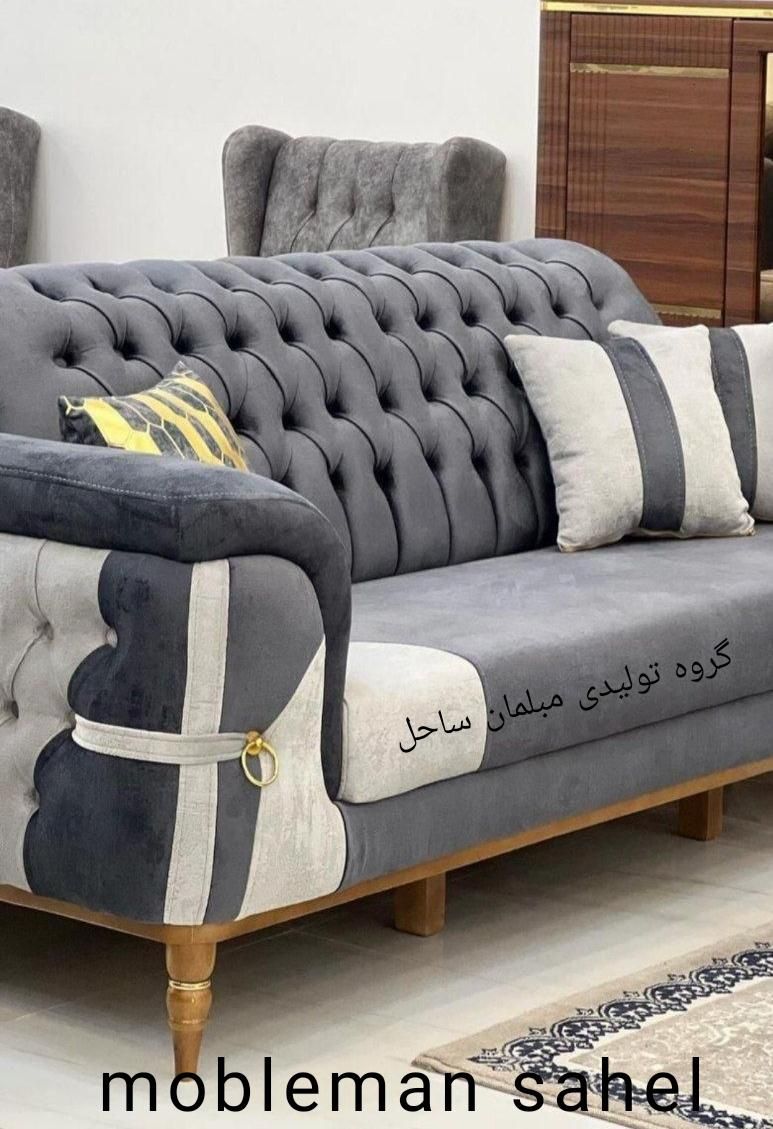 مبل شرکتی بآگارانتی 3ساله مدل پیتر7نفره اقساط چستر|مبلمان خانگی و میز عسلی|آبیک, |دیوار