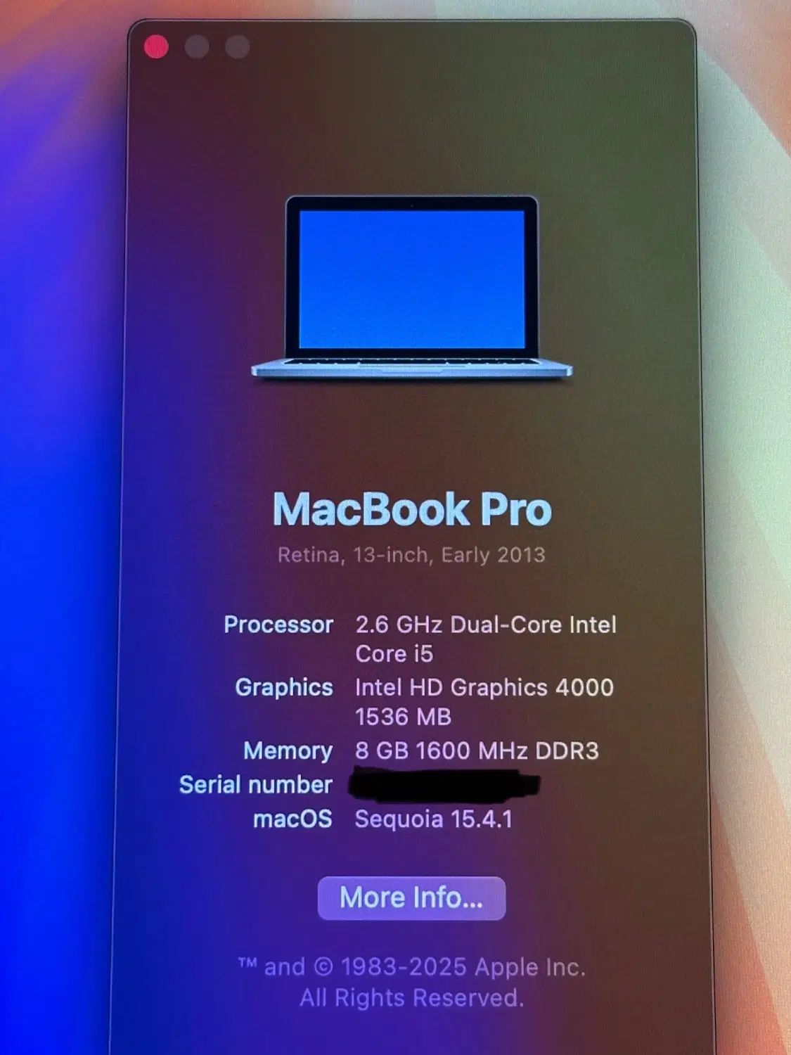 macbook pro 2013 بدون شارژر|رایانه همراه|تهران, منیریه|دیوار