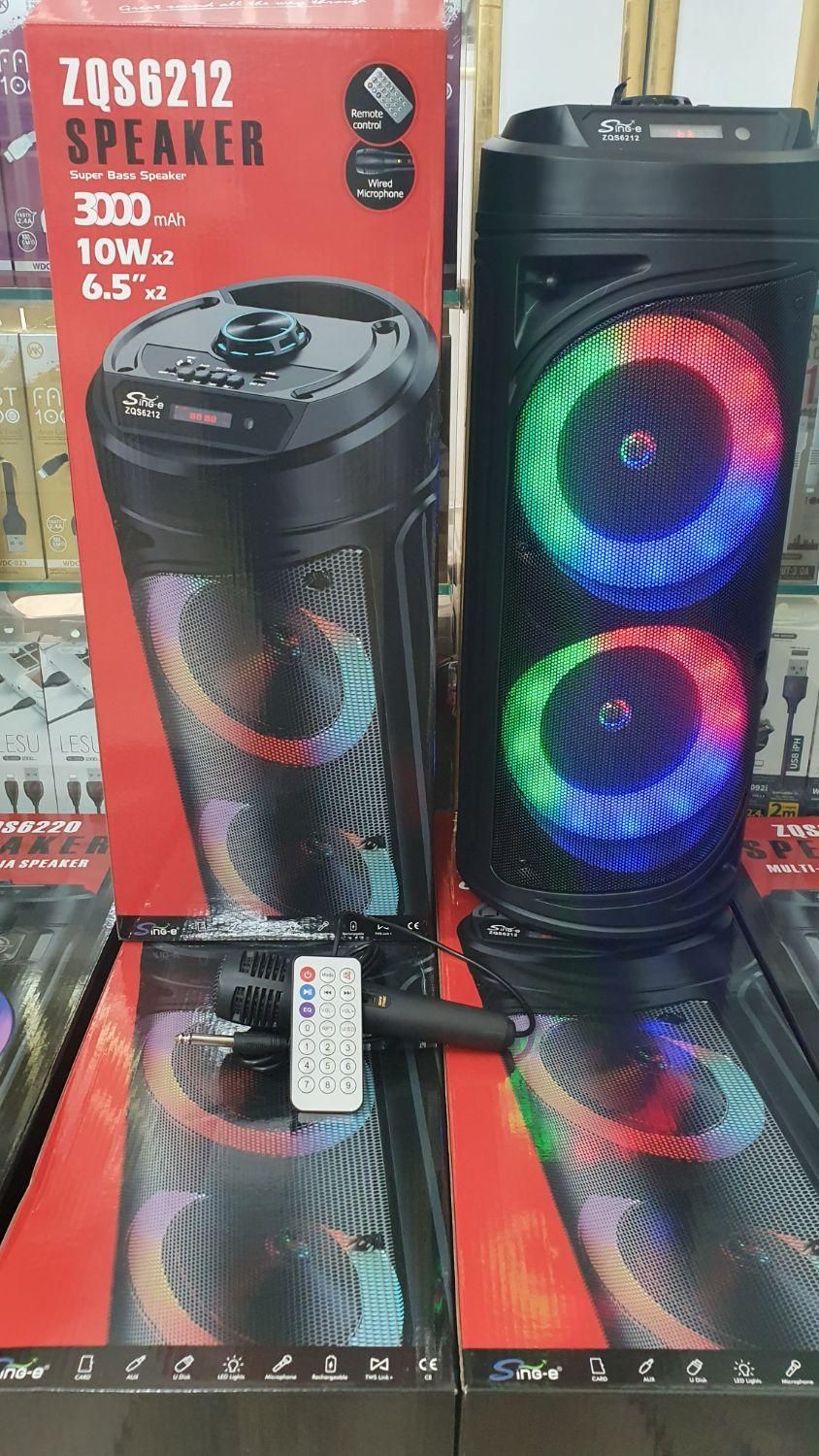 اسپیکر بلوتوثی قابل حمل ZQS 6212|پخشکننده همراه|تهران, جمهوری|دیوار