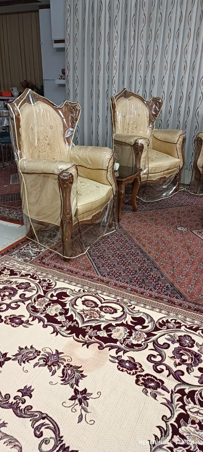 مبل استیل 9نفر|مبلمان خانگی و میز عسلی|شاهین‌شهر, شهرک میلاد|دیوار