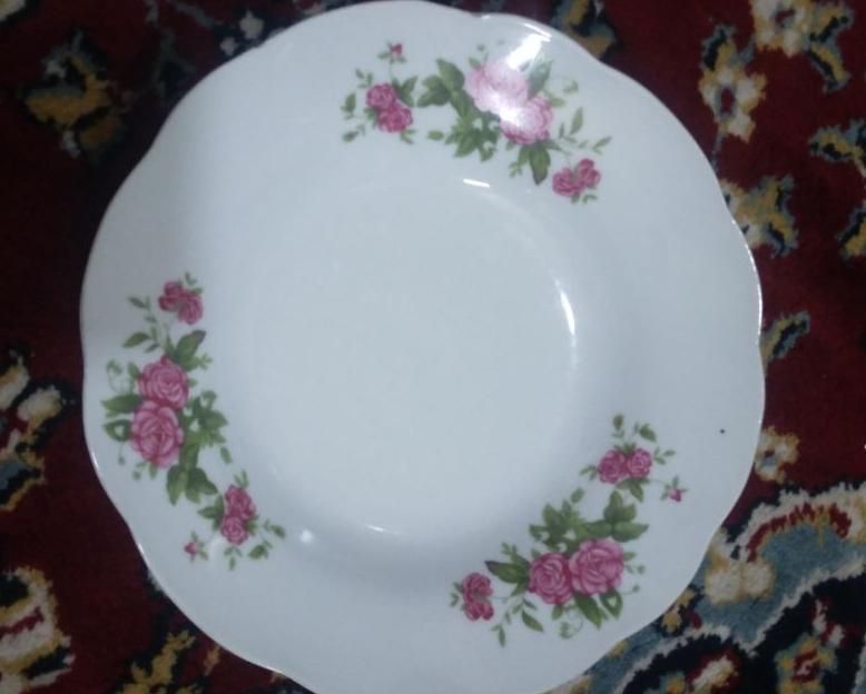 بشقاب خورشت خوری گل سرخ|ظروف سرو و پذیرایی|بروجرد, |دیوار