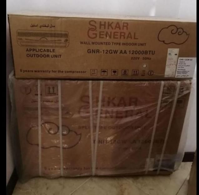 کولر اسبلیت 12هزار جنرال شکار|کولر گازی و فن‌کوئل|ساری, |دیوار